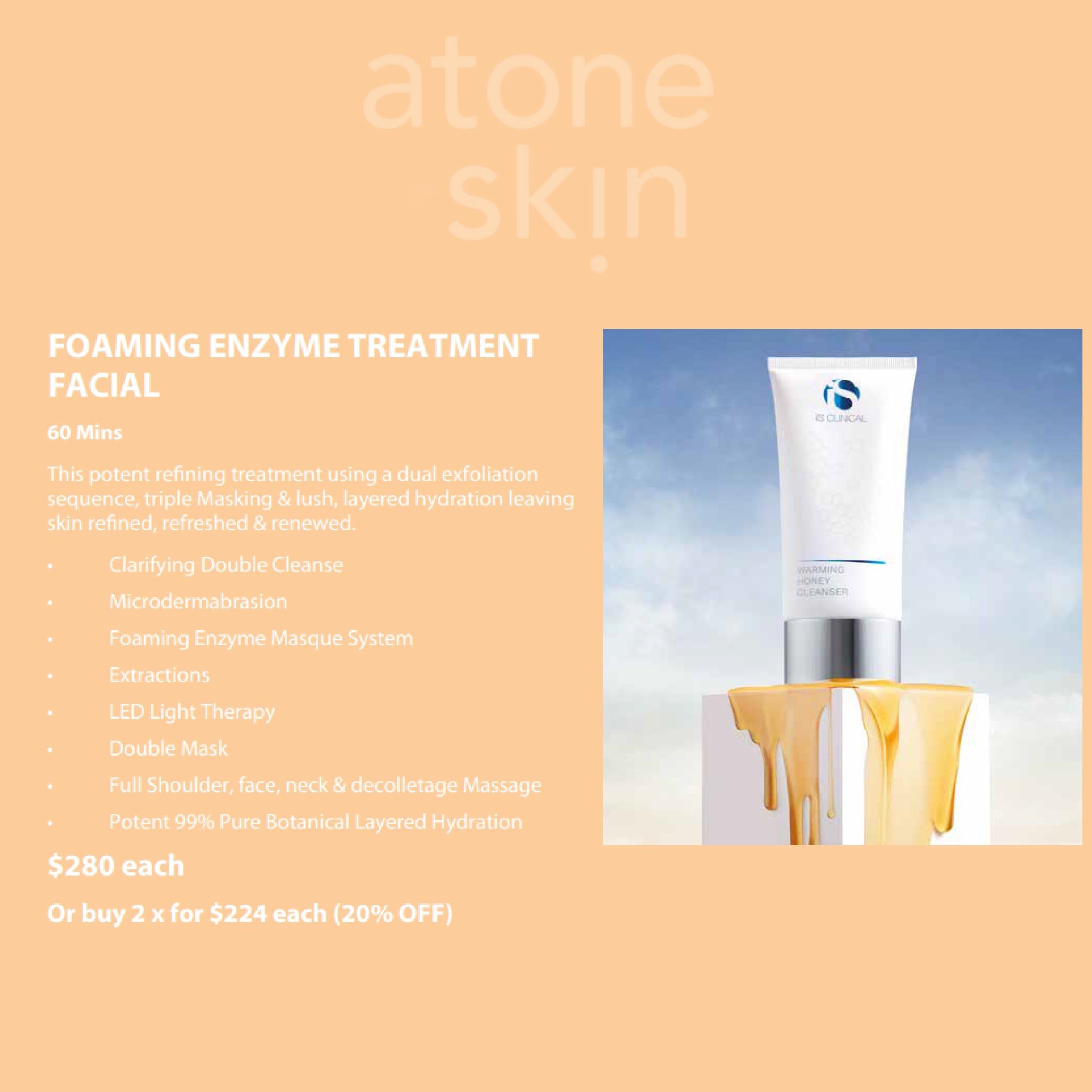 Foaming Enzyme Treatment Facial