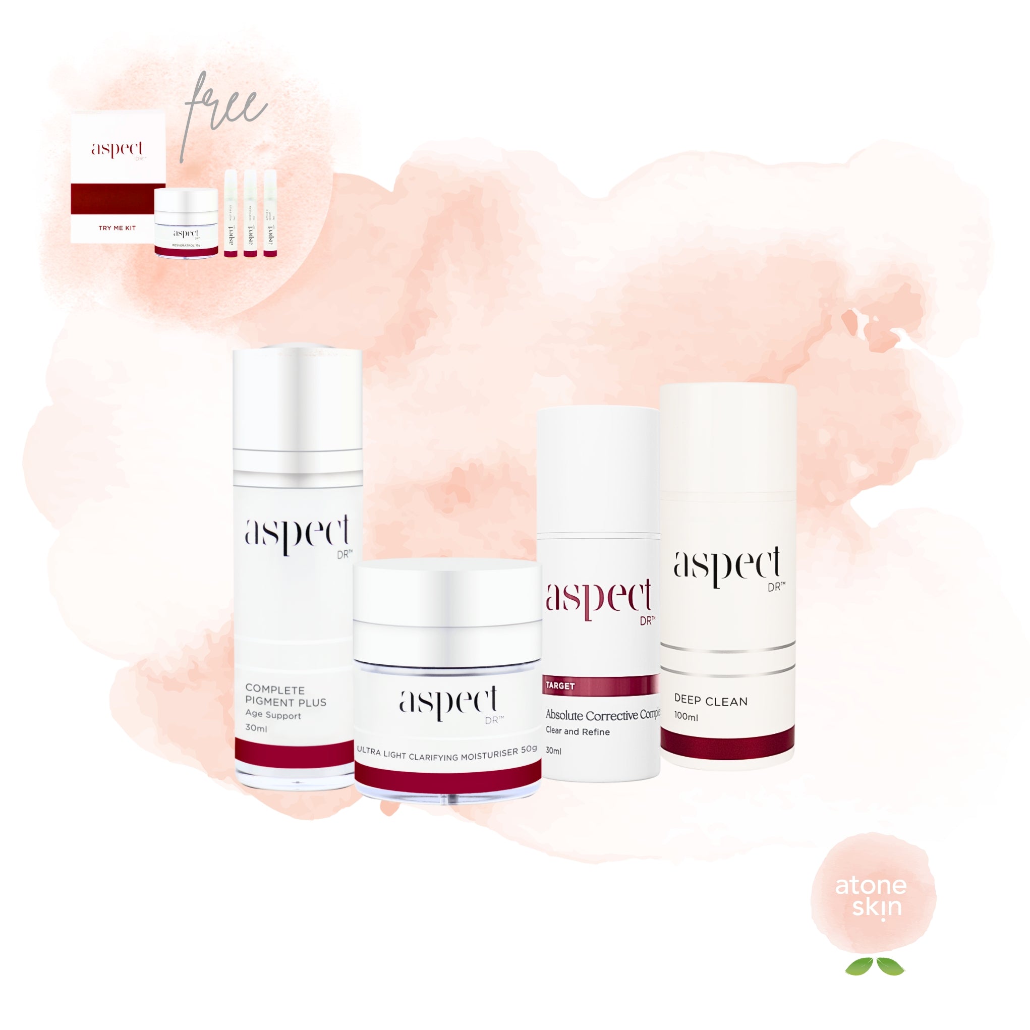 Pigment, Pores, Breakouts & Texture Bundle (Save 15% + FREE Try Me Kits = Free Value of $134.15